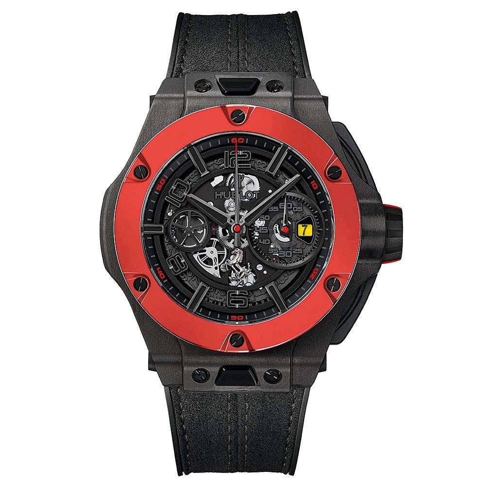 AAA Replica Hublot Big Bang Ferrari Unico Carbon Red Ceramic Watch 402.QF.0110.WR